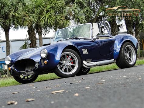 Because our roadsters are limited production, hand built component cars, we have lots of custom options for you to choose from, like ceramic coated black side . . 67 shelby cobra replica for sale